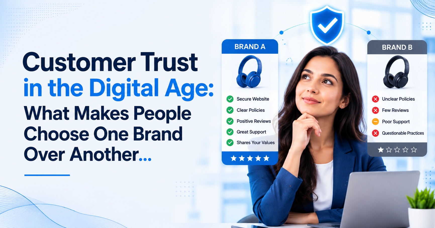 Customer Trust in the Digital Age: What Makes People Choose One Brand Over Another